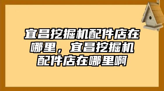 宜昌挖掘機配件店在哪里，宜昌挖掘機配件店在哪里啊