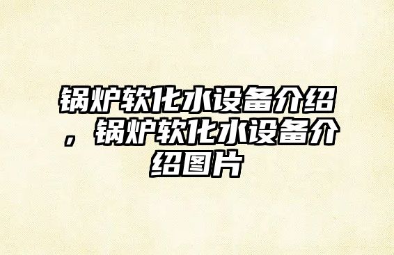 鍋爐軟化水設(shè)備介紹，鍋爐軟化水設(shè)備介紹圖片