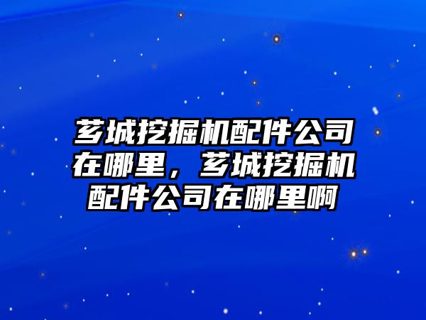 薌城挖掘機配件公司在哪里，薌城挖掘機配件公司在哪里啊