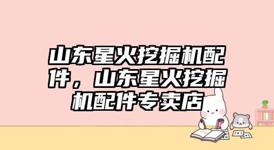 山東星火挖掘機配件，山東星火挖掘機配件專賣店