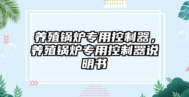 養(yǎng)殖鍋爐專用控制器，養(yǎng)殖鍋爐專用控制器說明書