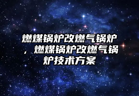 燃煤鍋爐改燃?xì)忮仩t，燃煤鍋爐改燃?xì)忮仩t技術(shù)方案