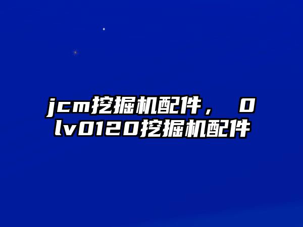 jcm挖掘機配件，ⅴ0lv0120挖掘機配件