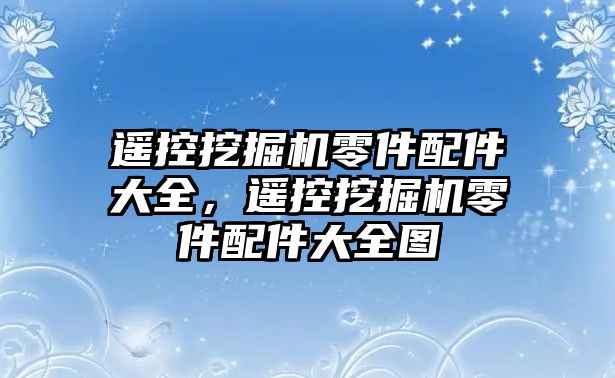 遙控挖掘機零件配件大全，遙控挖掘機零件配件大全圖