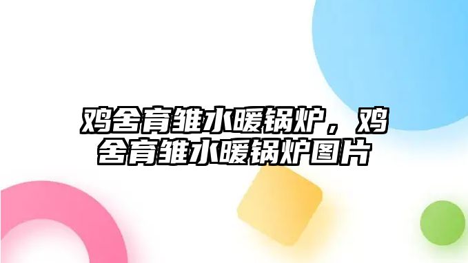 雞舍育雛水暖鍋爐，雞舍育雛水暖鍋爐圖片