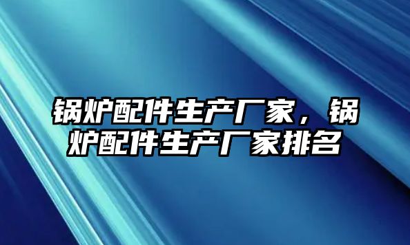 鍋爐配件生產廠家，鍋爐配件生產廠家排名