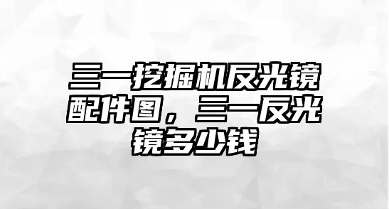 三一挖掘機反光鏡配件圖，三一反光鏡多少錢