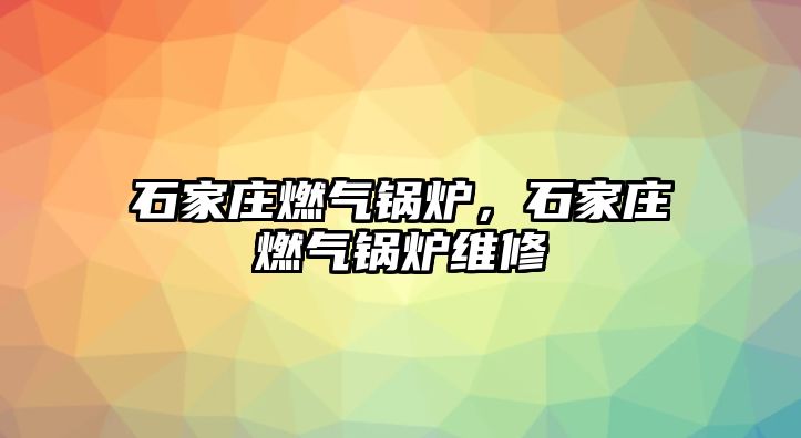 石家莊燃氣鍋爐，石家莊燃氣鍋爐維修