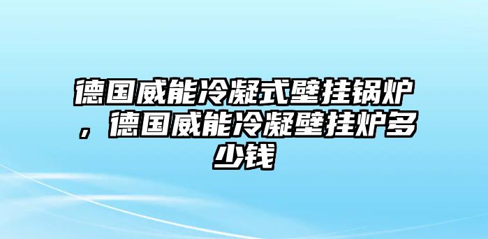 德國(guó)威能冷凝式壁掛鍋爐，德國(guó)威能冷凝壁掛爐多少錢