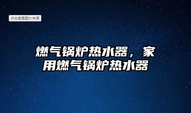 燃?xì)忮仩t熱水器，家用燃?xì)忮仩t熱水器