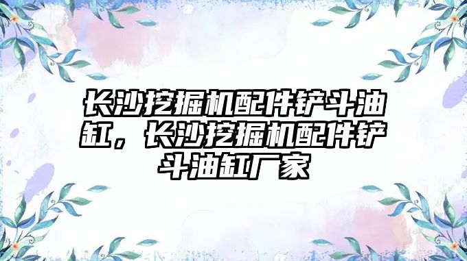 長沙挖掘機配件鏟斗油缸，長沙挖掘機配件鏟斗油缸廠家