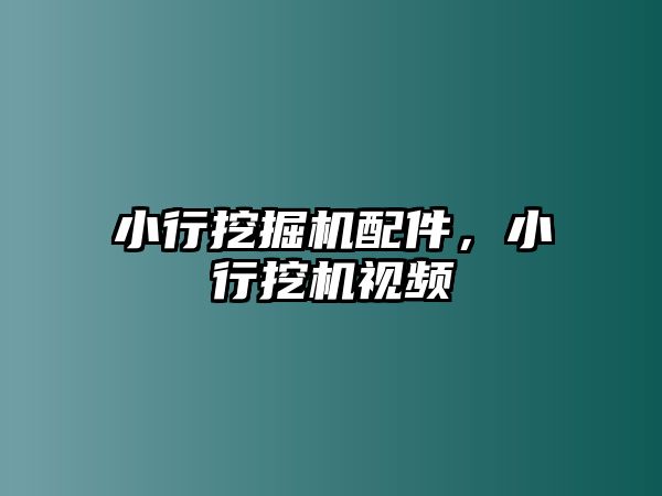 小行挖掘機(jī)配件，小行挖機(jī)視頻