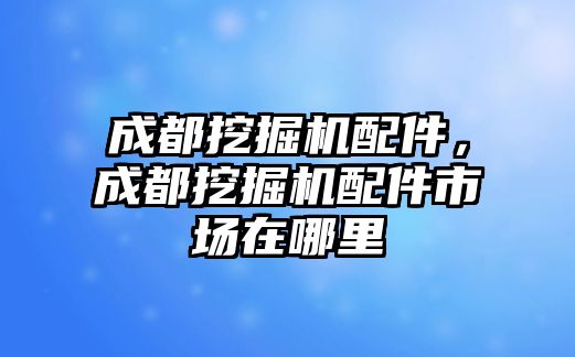 成都挖掘機(jī)配件，成都挖掘機(jī)配件市場在哪里