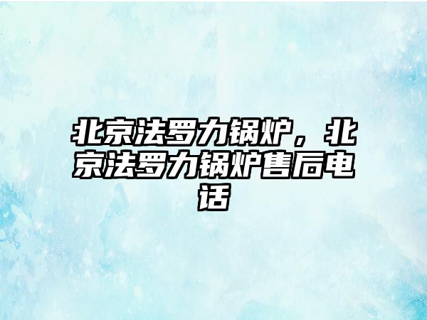 北京法羅力鍋爐，北京法羅力鍋爐售后電話