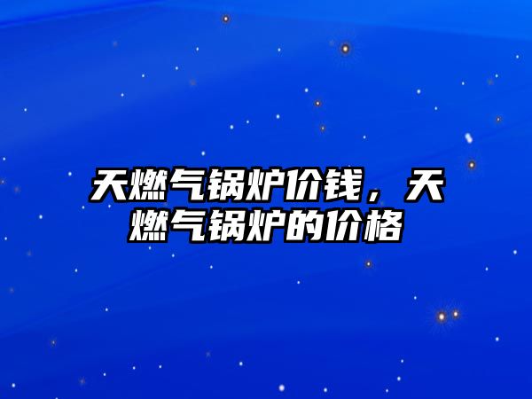 天燃?xì)忮仩t價(jià)錢，天燃?xì)忮仩t的價(jià)格