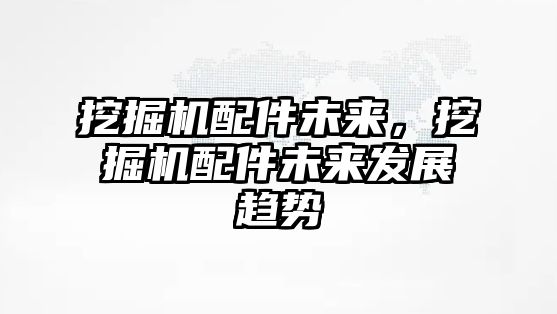 挖掘機(jī)配件未來(lái)，挖掘機(jī)配件未來(lái)發(fā)展趨勢(shì)