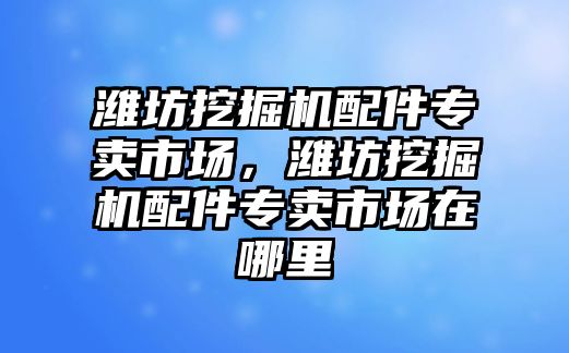 濰坊挖掘機配件專賣市場，濰坊挖掘機配件專賣市場在哪里