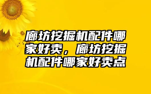 廊坊挖掘機(jī)配件哪家好賣，廊坊挖掘機(jī)配件哪家好賣點(diǎn)