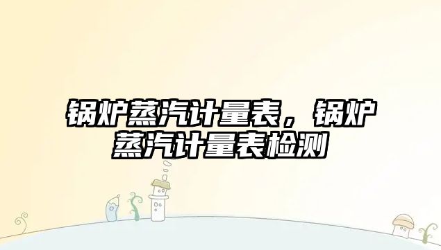 鍋爐蒸汽計量表，鍋爐蒸汽計量表檢測