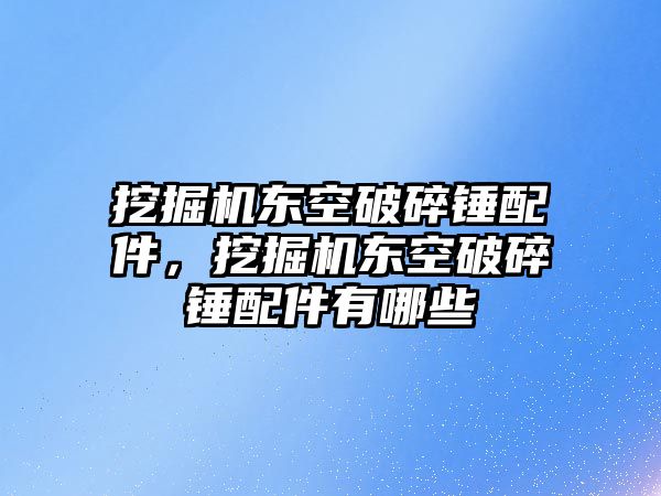 挖掘機東空破碎錘配件，挖掘機東空破碎錘配件有哪些