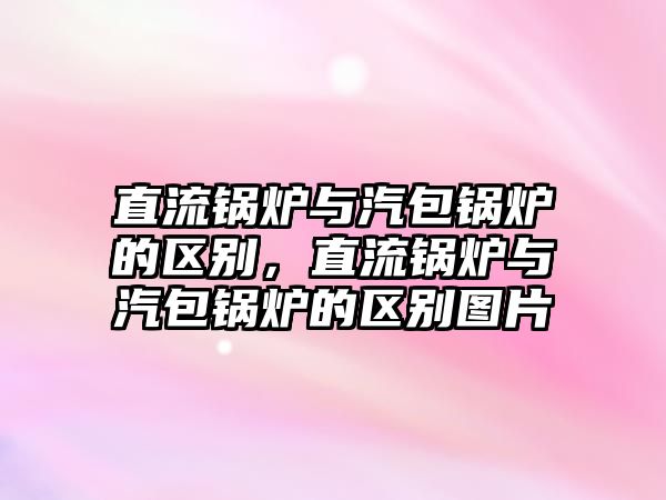 直流鍋爐與汽包鍋爐的區(qū)別，直流鍋爐與汽包鍋爐的區(qū)別圖片