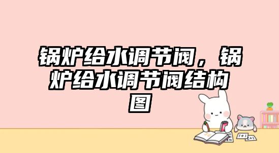 鍋爐給水調(diào)節(jié)閥，鍋爐給水調(diào)節(jié)閥結(jié)構(gòu)圖