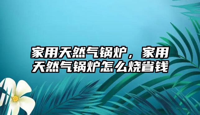 家用天然氣鍋爐，家用天然氣鍋爐怎么燒省錢