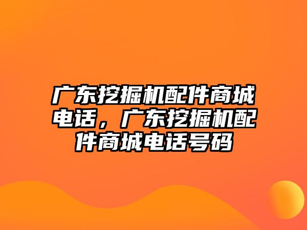 廣東挖掘機(jī)配件商城電話，廣東挖掘機(jī)配件商城電話號(hào)碼