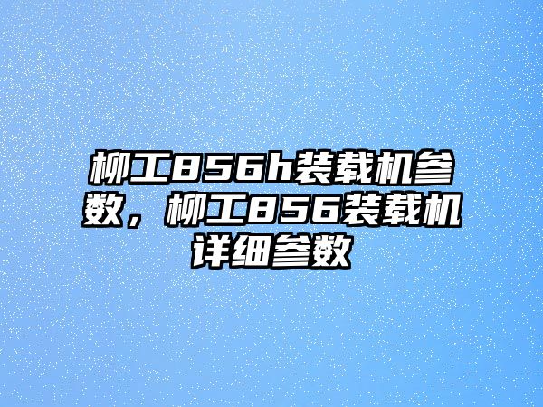 柳工856h裝載機(jī)參數(shù)，柳工856裝載機(jī)詳細(xì)參數(shù)