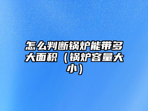 怎么判斷鍋爐能帶多大面積（鍋爐容量大?。?/>	
								</i>
								<p class=