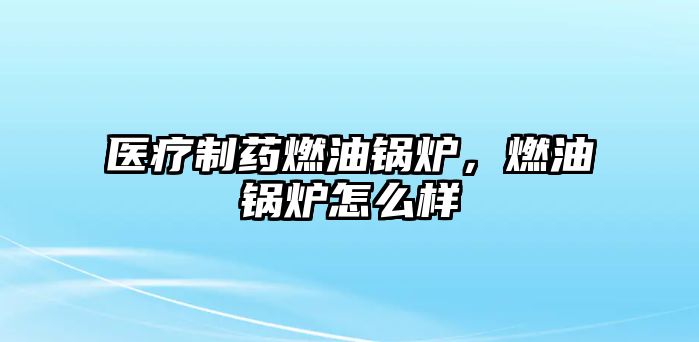 醫(yī)療制藥燃油鍋爐，燃油鍋爐怎么樣