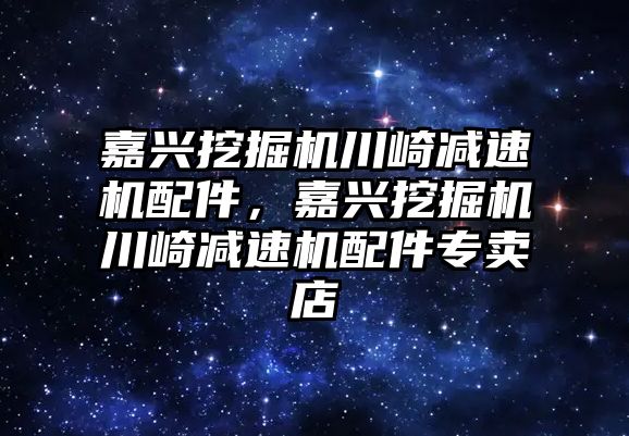 嘉興挖掘機川崎減速機配件，嘉興挖掘機川崎減速機配件專賣店