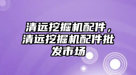 清遠挖掘機配件，清遠挖掘機配件批發(fā)市場