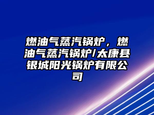 燃油氣蒸汽鍋爐，燃油氣蒸汽鍋爐/太康縣銀城陽光鍋爐有限公司