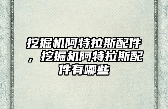 挖掘機阿特拉斯配件，挖掘機阿特拉斯配件有哪些