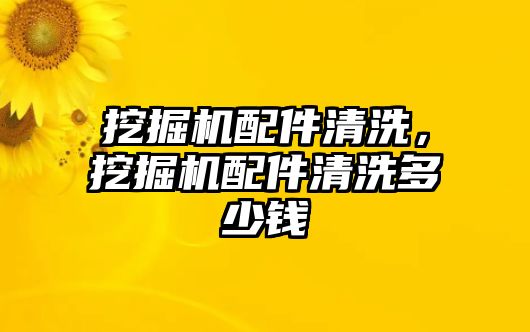 挖掘機配件清洗，挖掘機配件清洗多少錢