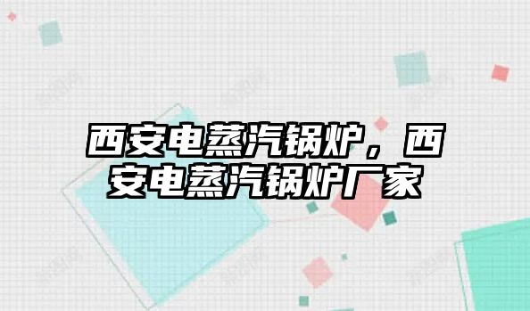 西安電蒸汽鍋爐，西安電蒸汽鍋爐廠家