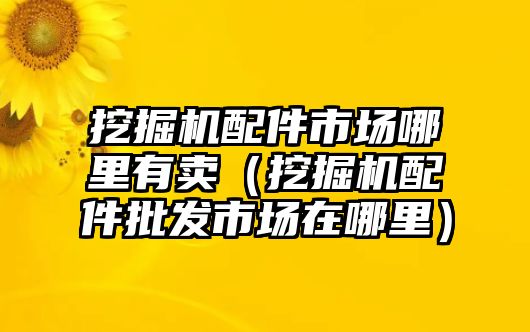 挖掘機(jī)配件市場(chǎng)哪里有賣(mài)（挖掘機(jī)配件批發(fā)市場(chǎng)在哪里）