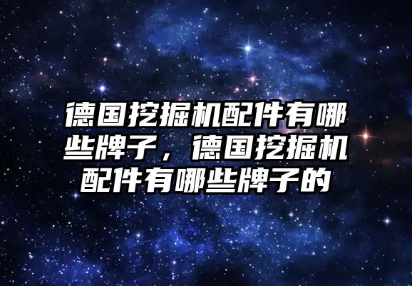 德國挖掘機配件有哪些牌子，德國挖掘機配件有哪些牌子的