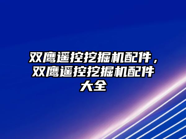 雙鷹遙控挖掘機(jī)配件，雙鷹遙控挖掘機(jī)配件大全