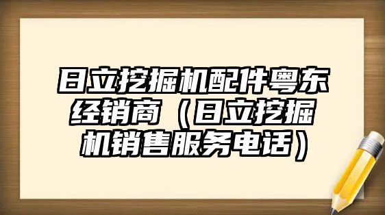 日立挖掘機配件粵東經(jīng)銷商（日立挖掘機銷售服務電話）