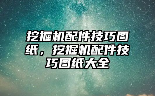 挖掘機配件技巧圖紙，挖掘機配件技巧圖紙大全