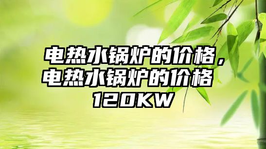 電熱水鍋爐的價格，電熱水鍋爐的價格 120KW