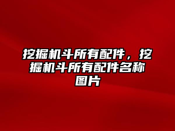 挖掘機(jī)斗所有配件，挖掘機(jī)斗所有配件名稱圖片