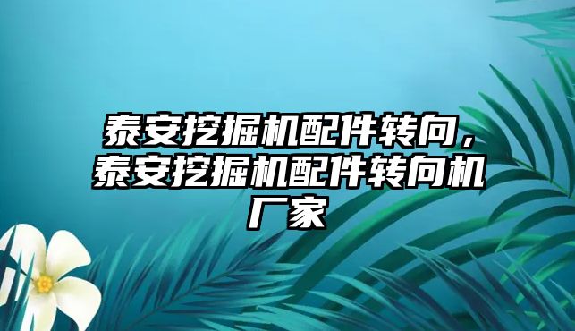 泰安挖掘機配件轉(zhuǎn)向，泰安挖掘機配件轉(zhuǎn)向機廠家