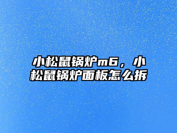 小松鼠鍋爐m6，小松鼠鍋爐面板怎么拆