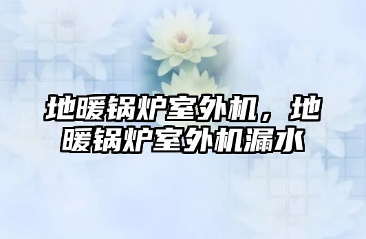 地暖鍋爐室外機，地暖鍋爐室外機漏水