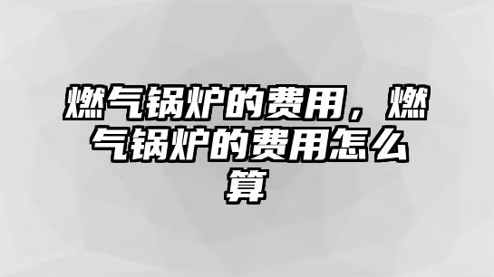 燃?xì)忮仩t的費用，燃?xì)忮仩t的費用怎么算