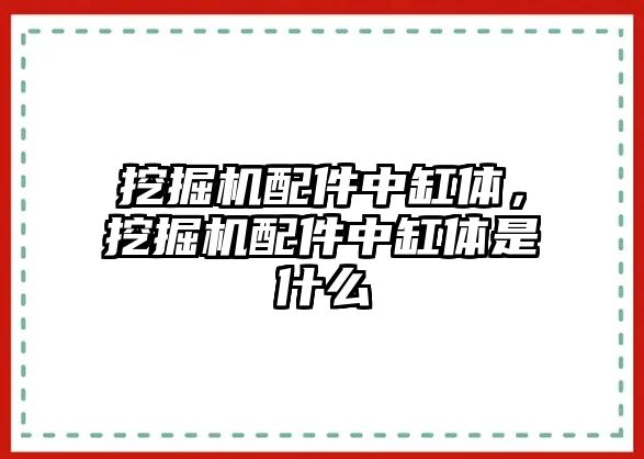 挖掘機(jī)配件中缸體，挖掘機(jī)配件中缸體是什么