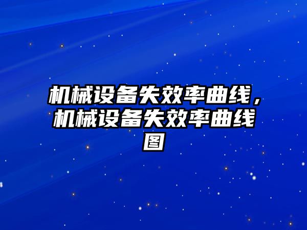 機械設備失效率曲線，機械設備失效率曲線圖